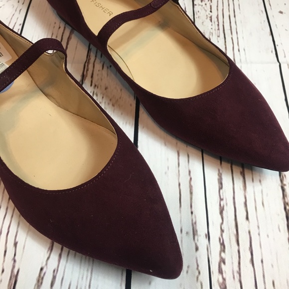 Marc Fisher Shoes - New Marc Fisher Burgundy Flats 8.5